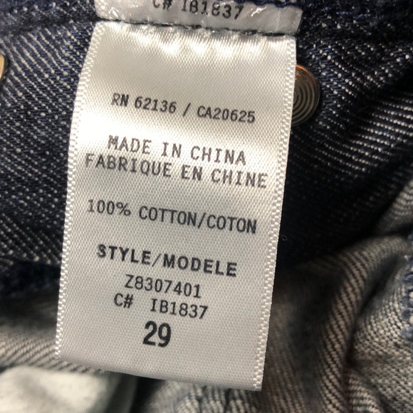 Guess jeans Davis Bootcut 29 x 30 cotton dark wash - Picture 7 of 7